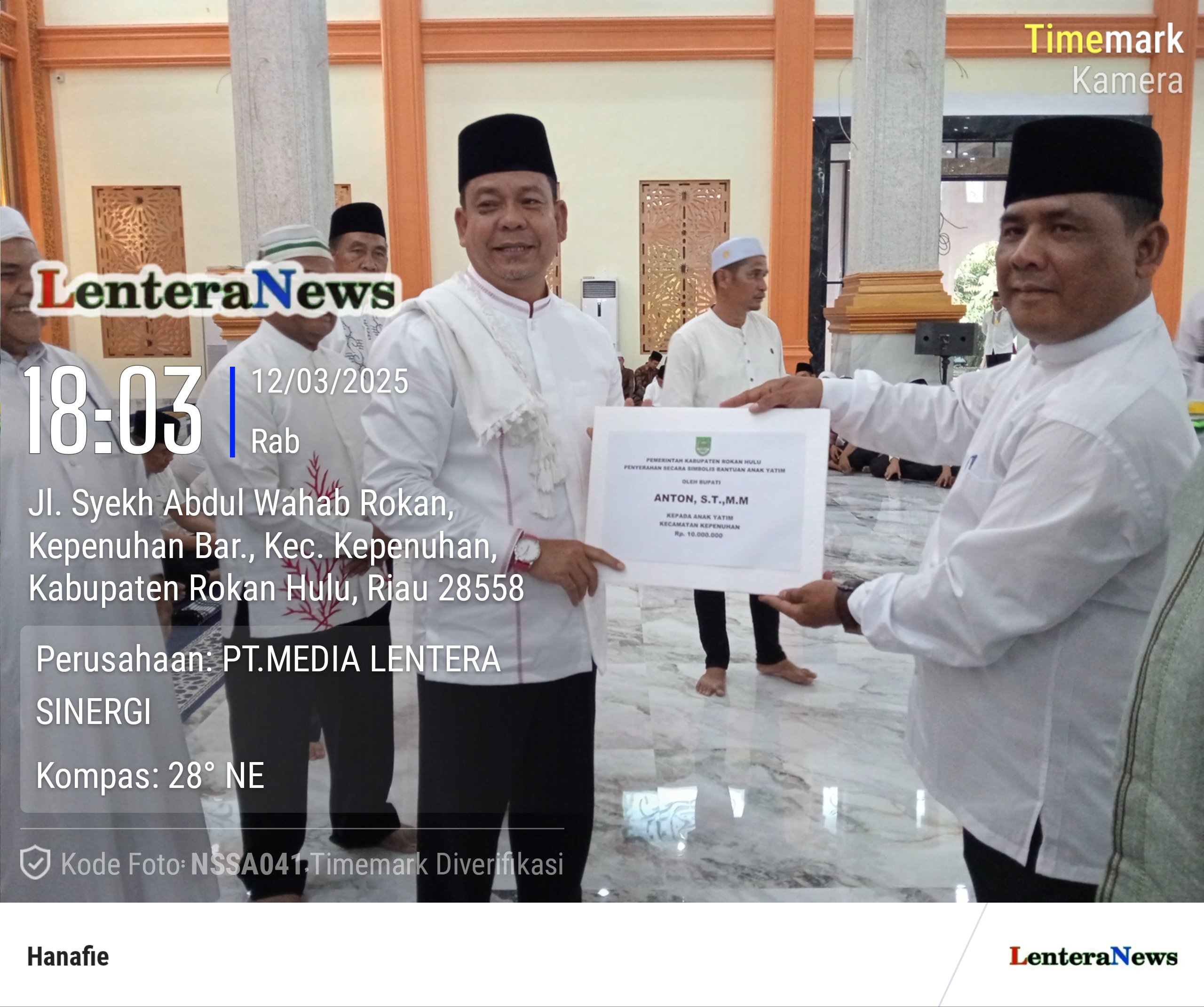 Wabup Ajak Masyarakat Bersatu Membangun Negeri di Safari Ramadhan yang ke-3